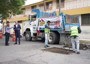 Fortalece Pepe Chedraui Campaña Bacheando Puebla con recursos obtenidos del programa Estaciónate Aquí