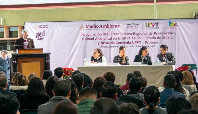 Inauguran Centro Regional para la Prevención y Calidad Ambiental en Toluca, Estado de México