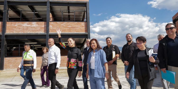 Presidenta Claudia Sheinbaum supervisa polo económico en Tlaxcala