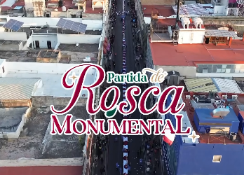 Puebla capital hace historia con la rosca de Reyes más grande del mundo