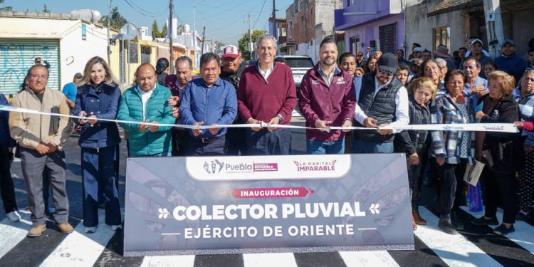 Entrega Pepe Chedraui Colector Pluvial en la colonia Álamos Vista Hermosa