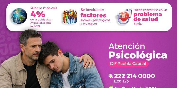 Promueve DIF Puebla Capital atención a la salud mental en el marco del Día Mundial de la Lucha contra la Depresión