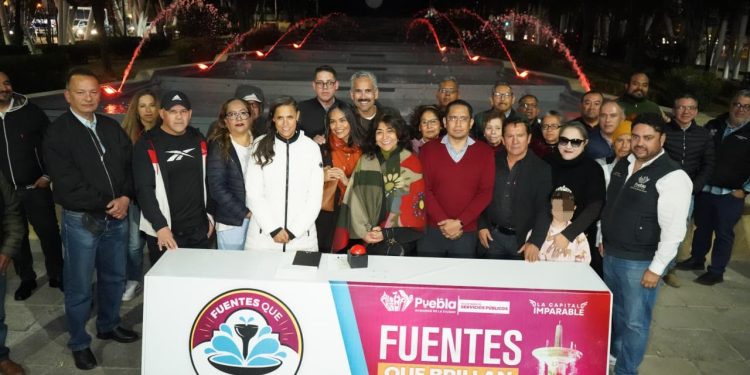 Fortalece gobierno de Pepe Chedraui espacios funcionales en fuente Hermanos Serdán