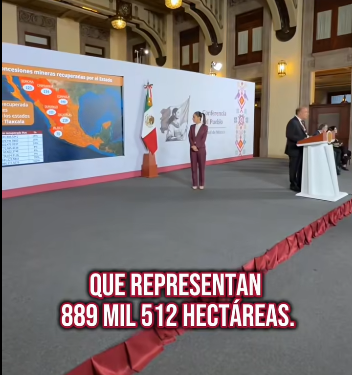 Presidenta Claudia Sheinbaum anuncia recuperación de mil 126 concesiones mineras