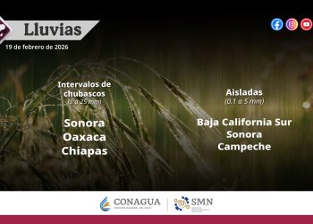 Prevalece onda de calor en zona centro, suroeste y oriente del país.