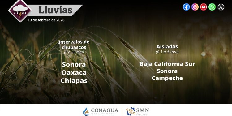 Prevalece onda de calor en zona centro, suroeste y oriente del país.