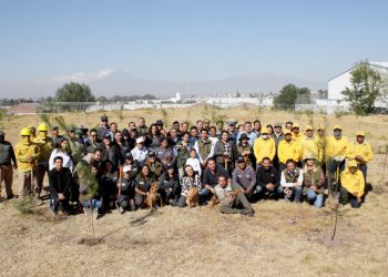 Reforestan Medio Ambiente e IBA el Centro de Bienestar Animal de Xochimehuacán