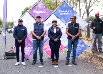 Mejora Lupita Cuautle imagen urbana en Delegación Atlixcáyotl
