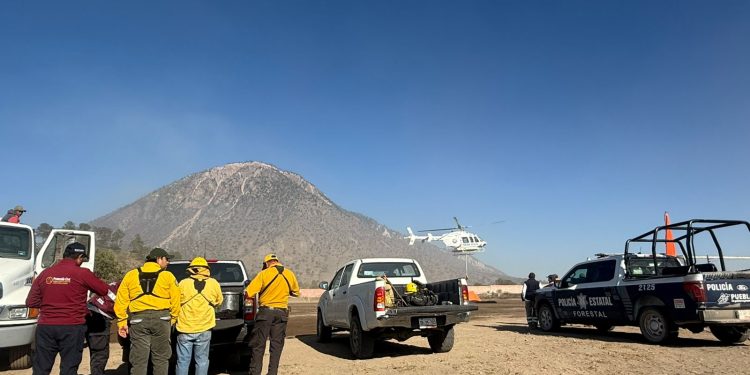 Con coordinación y atención oportuna, Gobierno Estatal controla incendios en Puebla