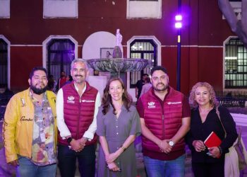 Entrega Gobierno de Pepe Chedraui fuente del Parque Sor Juana Inés de la Cruz
