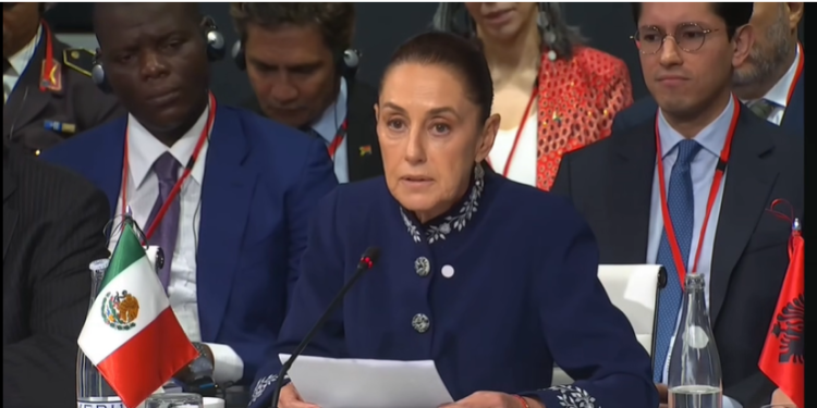 Sheinbaum propone en Barcelona destinar 10% del gasto mundial para  reforestación