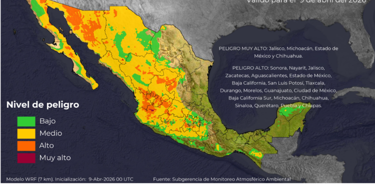 CONAFOR hace llamado a reforzar la prevención y evitar el uso del fuego en zonas forestales