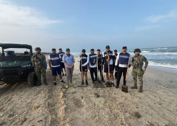 Protegen el arribo de tortugas en Tamaulipas durante la temporada de anidación