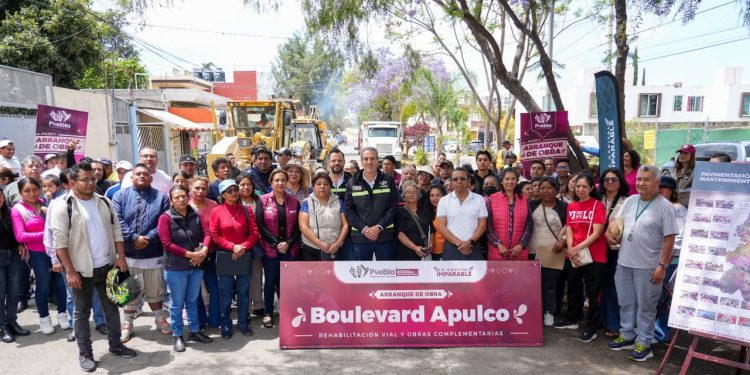 Arranca Pepe Chedraui trabajos de rehabilitación vial en Bulevar Apulco