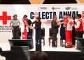 Preside Marie Elise Budib arranque de la colecta anual de la Cruz Roja Mexicana, delegación Puebla
