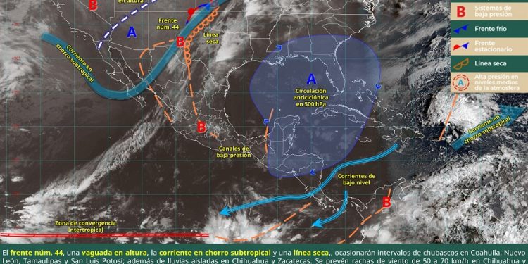 Pronóstico de lluvias para hoy 15 de abril de 2026