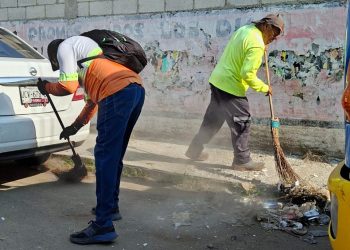 Refuerza jornadas de limpieza en juntas auxiliares de San Pedro  Cholula