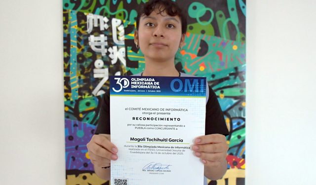 Alumna BUAP representa a México en la Olimpiada Femenil Europea de Informática