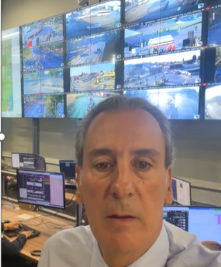 Pepe Chedraui refuerza monitoreo desde el DGERI previo al desfile del 5 de Mayo