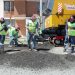 Supervisa Alcalde al Tren Capitalino de Pavimentación en la colonia Vicente Guerrero