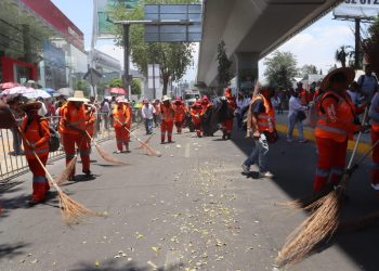 Gobierno de la Ciudad garantiza limpieza en desfile del 5 de mayo