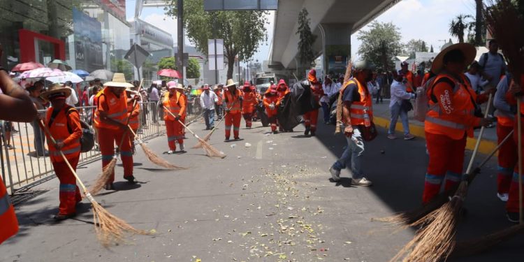 Gobierno de la Ciudad garantiza limpieza en desfile del 5 de mayo