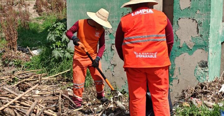 Refuerza Gobierno de Pepe Chedraui limpieza en el Vaso Regulador Santuario ante temporada de lluvias