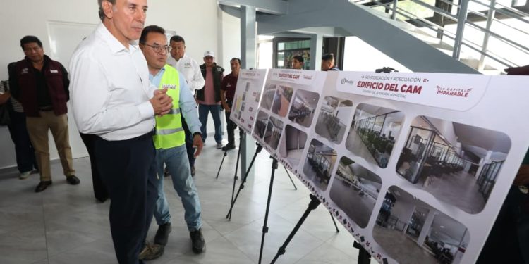 Refuerza Gobierno de Pepe Chedraui limpieza en el Vaso Regulador Santuario ante temporada de lluvias