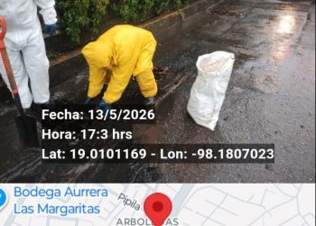 Agua de Puebla atiende distintos puntos de encharcamiento en la ciudad