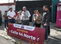 Encabeza Alcalde trabajos de rehabilitación vial en la colonia San Luis Gonzaga