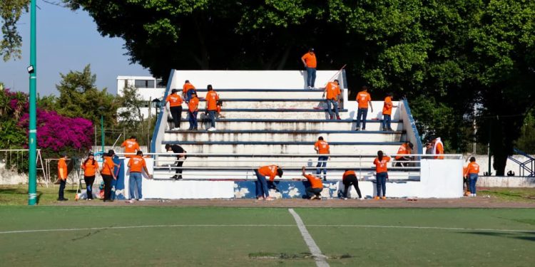 Gobierno de Pepe Chedraui y Home Depot unen esfuerzos para rehabilitar espacios deportivos