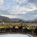 Gobierno del Estado continúa combate de incendio en la Mixteca
