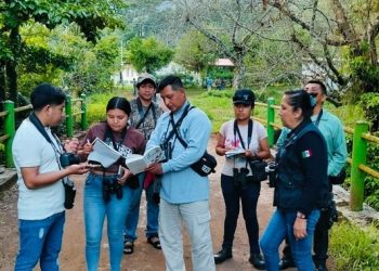En la Reserva de la Biosfera de los Tuxtlas capacitan a jóvenes para el monitoreo de aves