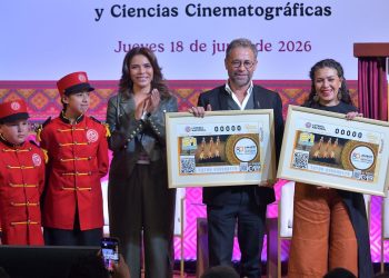 Con billete conmemorativo, Lotería Nacional rinde homenaje a la Academia Mexicana de Artes y Ciencias Cinematográficas por su 80 Aniversario y legado cultural