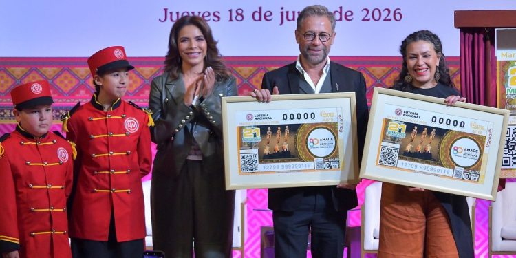 Con billete conmemorativo, Lotería Nacional rinde homenaje a la Academia Mexicana de Artes y Ciencias Cinematográficas por su 80 Aniversario y legado cultural