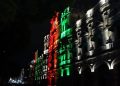 Inaugura Alcalde nuevo sistema de iluminación arquitectónica del Palacio Municipal