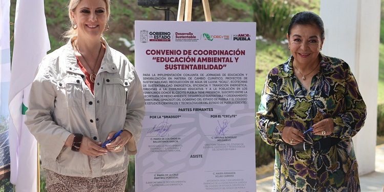 CECyTE Puebla y autoridades impulsan educación ambiental entre jóvenes