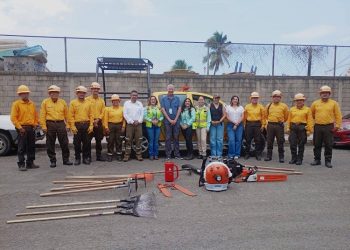 Presentan informe de avances de la Brigada Rural de Prevención y Manejo del Fuego; SSA Marine México entrega equipo y reafirma su compromiso con la conservación forestal