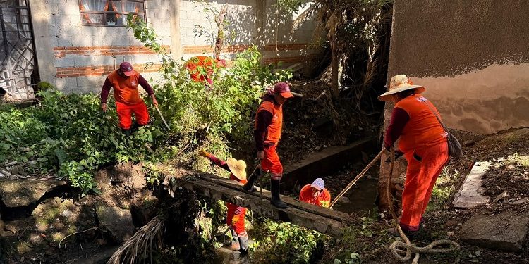 Refuerza Gobierno Municipal acciones preventivas ante la temporada de lluvias en Romero Vargas