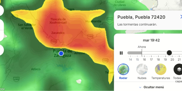 Ayuntamiento de Puebla fortalece acciones preventivas ante lluvias intensas