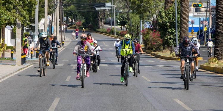 Fortalece gobierno estatal movilidad activa con Vía Recreativa semanal
