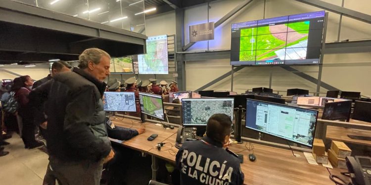 Supervisa Pepe Chedraui monitoreo con drones en la DGERI por lluvias en la capital