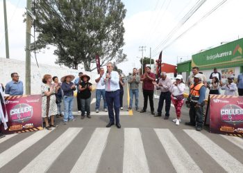 Con el Tren Capitalino de Pavimentación, Pepe Chedraui entrega rehabilitación vial en la colonia Vicente Guerrero
