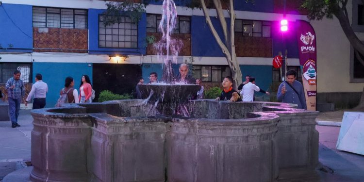 Inaugura Ayuntamiento mantenimiento integral de la Fuente Álvaro Obregón
