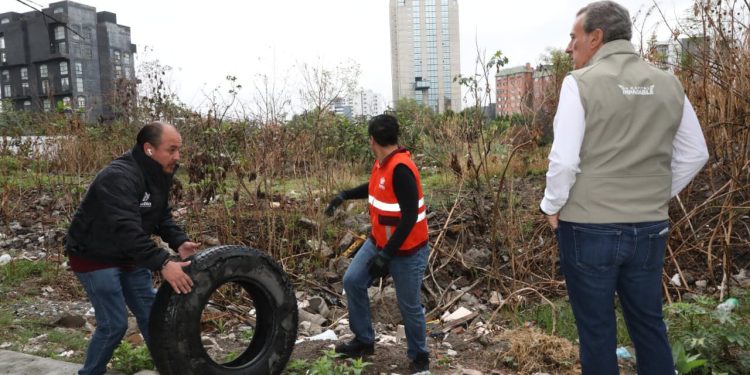 Supervisa Pepe Chedraui Jornada de Limpieza en Puente de México