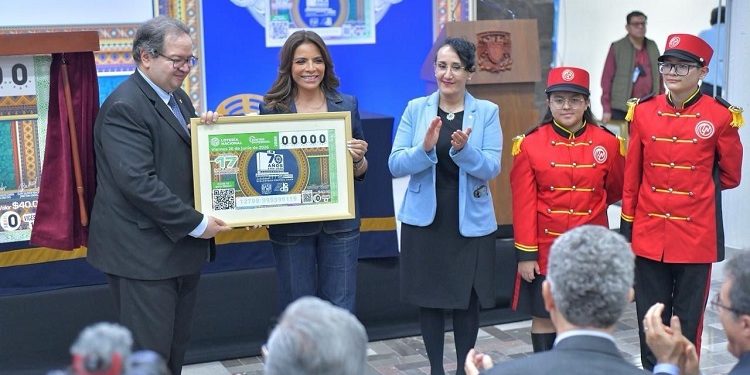 Lotería Nacional y la UNAM conmemoran con Sorteo Superior el 70 Aniversario de la Biblioteca Central