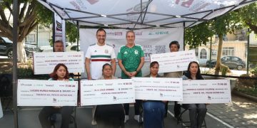 Entrega Pepe Chedraui cheques de “Tu Crédito Imparable” en San Jerónimo Caleras