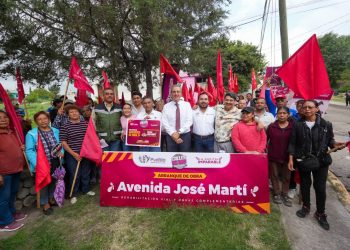 Encabeza Alcalde arranque de rehabilitación vial en la colonia Fraternidad Antorchista