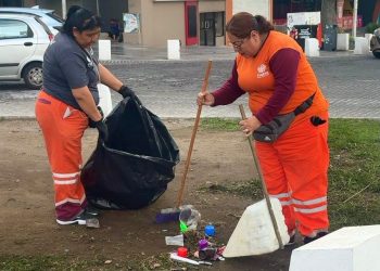 Refuerza Gobierno de la Ciudad labores de limpieza en posterior al partido de México