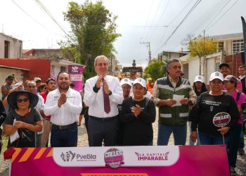 Arranca Presidente Municipal obras de pavimentación en la colonia Constitución Mexicana